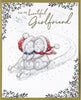 Bears On Sleigh Girlfriend Boxed Christmas Card