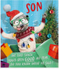 Funny Meerkat Design Son Christmas Card