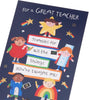 Characters & Stacked Books Design Teacher Appreciation Card
