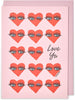 Kindred X Kendra Dandy Love Ya Hearts Valentine's Day Card