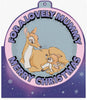Bambi Bauble Design Mummy Christmas Card