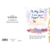 To My Son Your Biggest Fan Sentimental Verses Keepsake Greeting Card