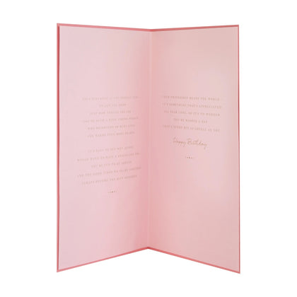 Traditional Floral Design with Heartfelt Verse Friend Birthday Card