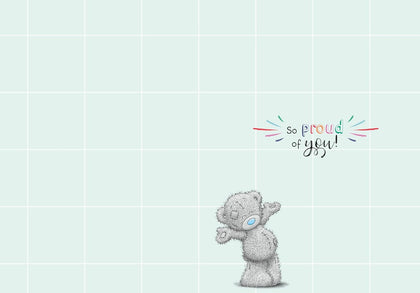 Bear With Arms Up Congrats On Your Exams Greeting Card