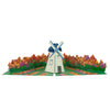 Tulip Breeze 3D Windmill 3D Pop Up Greeting Card