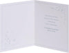 Girl with Rosary Design Communion Congratulations Card