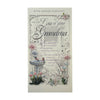 Loss of Grandma Floral Design Sympathy Opacity Card