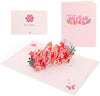 Best MOM Ever Stunning 3D Floral Pop Up Mother's Day Card