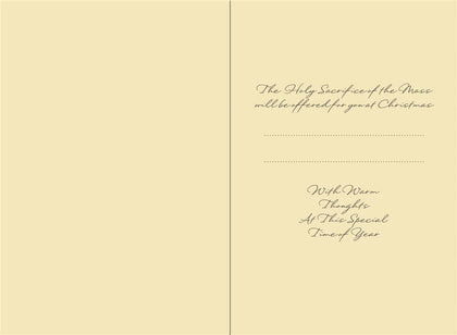 Mary and Jesus Religious Christmas Card