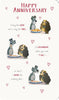 Lady and the Tramp Design Anniversary Card
