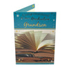 Congratulations Grandson on Graduation Books Design Greeting Card