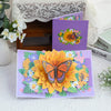 Butterfly on Sunflower 3D Pop Up Greeting Card