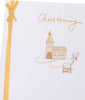 Little Church Design Christening Card