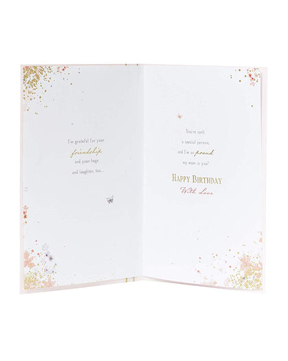 Birthday Card for Amazing Mum with Ribbon