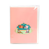 Cat Design Party 3D Pop Up Greeting Card
