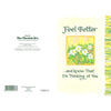 Feel Better Get Well Encouragement Sentimental Verses Keepsake Greeting Card