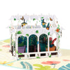 Blooming Haven Botanical 3D Greenhouse Pop Up Card
