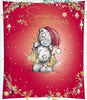 Bear Holding Ice Skates Let It Snow Sketchbook Christmas Card