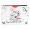 Bear With Xmas Tree Extra Large Christmas Gift Bag
