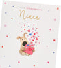 Boofle Holding an Envelope Niece Birthday Card