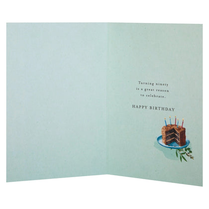 Balloons & Gifts Design 90th Birthday Card