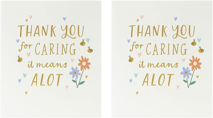 Thank You Card Caring Support Card (Pack of 2)