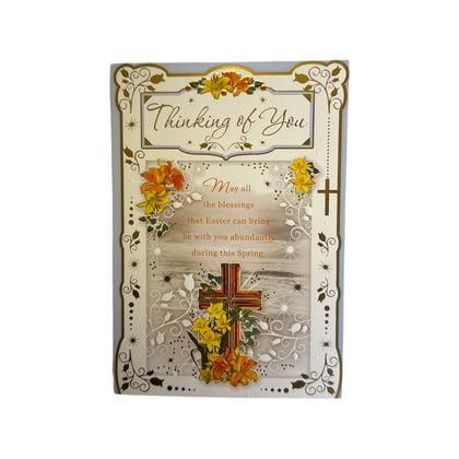 Thinking of You Traditional Religious Easter Card