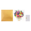 Lilies & Tulips Colorburst Bouquet 3D Pop Up Greeting Card