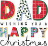 Vibrant Design Kindred Art Range Dad Christmas Card