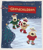 Boofles Ice Skating Grandchildren Christmas Card