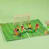 Football GOAL Design 3D Pop Up Greeting Card