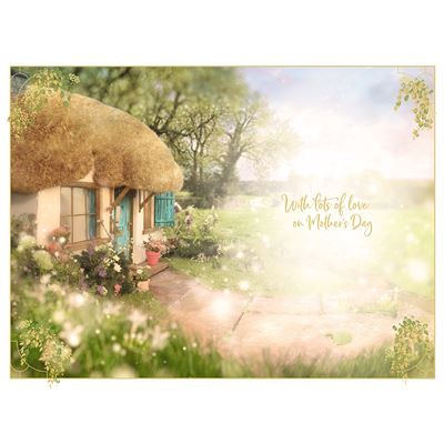 Bear With Stack Of Plant Pots To Mum Mother's Day 3D Keepsake Card