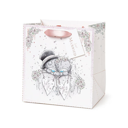 Me To You Tatty Teddy Wedding Just Married White Small Gift Bag