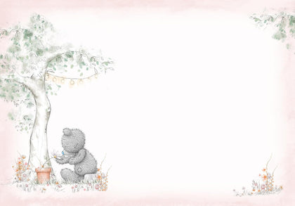 Bear On Swing 'Just To Say' Thoughtful Blank Greeting Card