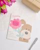 For Nanna Dog & Flower Design Lots of Woof Mother's Day Card