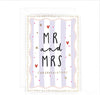 Hotchpotch Mr And Mrs Luxury Foiled Wedding Congratulations Card