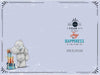 Bears Snuggling With Gift Husband Birthday Card