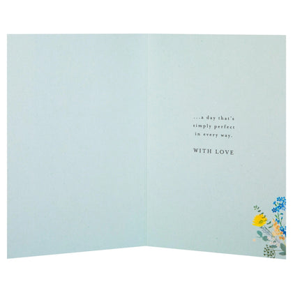 Tea, Cake, Flowers Lovely Birthday Card