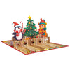 Festive Friends Money Gift Pop Up Christmas Card