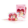 Cute Puppies & LOVE Theme Romantic 3D Pop Up Card