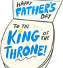 Toilet Novelty Design Humourous Father's Day Card