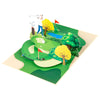 Swing Into Joy Golfer’s Celebration 3D Pop Up Greeting Card