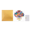 A Bouquet of Joy Butterfly Bloom 3D Pop Up Greeting Card