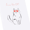 From the Cat With Heart Valentine's Day Card