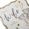 Gold foil Hearts Design & Heartfelt Verse Wife Birthday Card