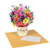Lilies & Tulips Colorburst Bouquet 3D Pop Up Greeting Card