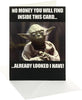 Marvel Star Wars Meme Design Birthday Card