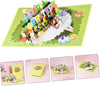 Springtime HAPPY EASTER 3D Pop Up Greeting Card
