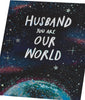 Our World Design Husband Father's Day Card