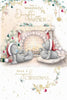 Bears Toasting Marshmallows Wonderful Daughter And Partner Christmas Card